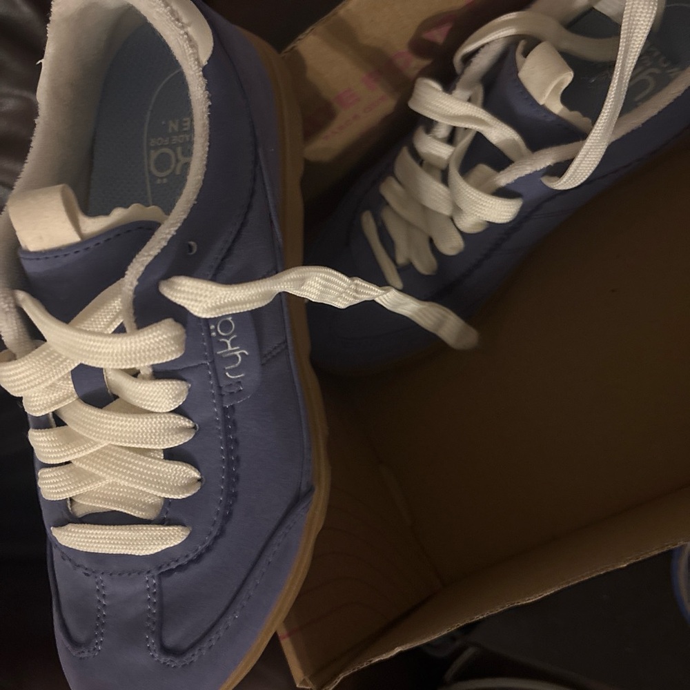Ryka Lavender-Blue and White Women's Athletic Sneakers